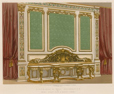 Aparador y Decoración de Pared de English School