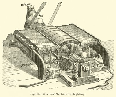 Máquina de Siemens para iluminación de English School