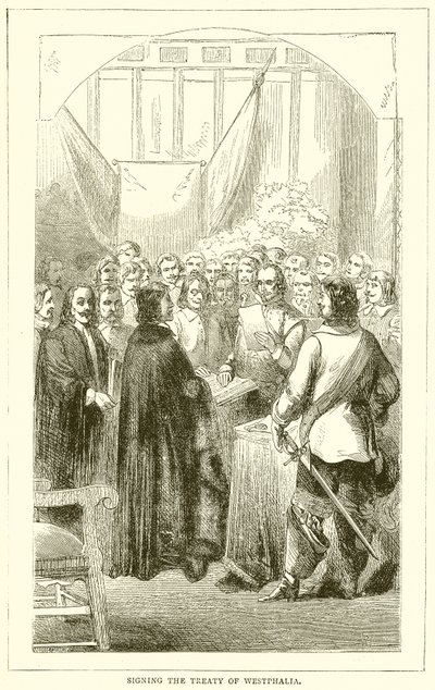 Firma del Tratado de Westfalia de English School
