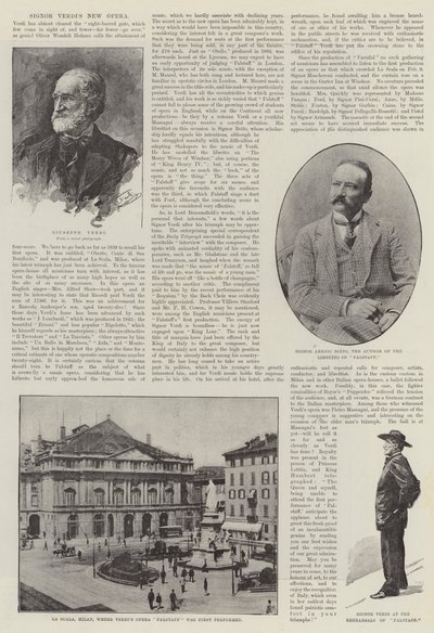 La nueva ópera de Signor Verdi de English School