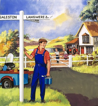 Pintor de señales de English School