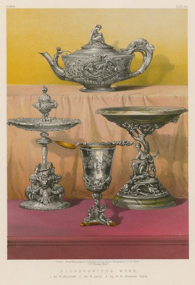 Trabajo de platería de English School