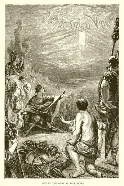 Señal de la cruz en Saxa Rubra de English School
