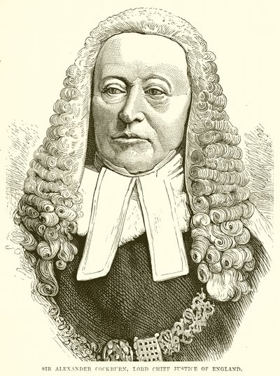 Sir Alexander Cockburn, Lord Chief Justice de Inglaterra de English School