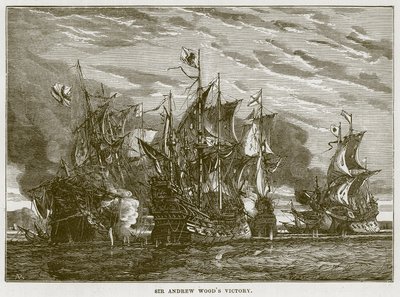 Victoria de Sir Andrew Wood, ilustración de The Sea por F. Whymper de English School
