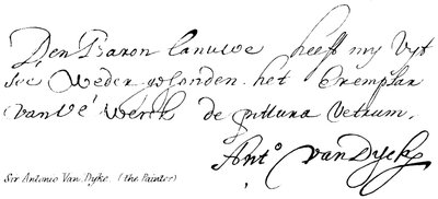 Sir Antonio Van Dyke (el Pintor) de English School