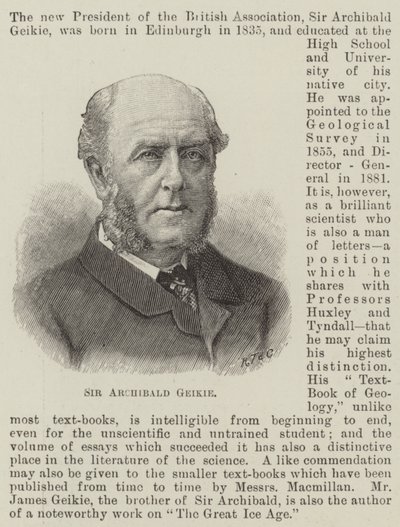 Sir Archibald Geikie de English School