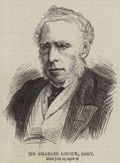 Sir Charles Locock, Baronet (grabado) de English School