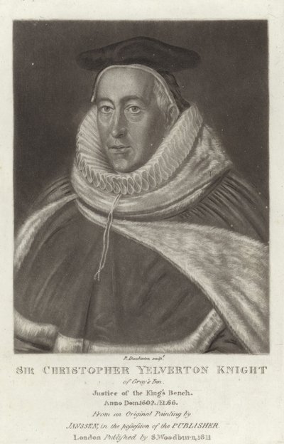 Sir Christopher Yelverton, Caballero de English School