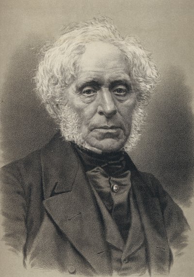 Sir David Brewster, Retrato (grabado) de English School