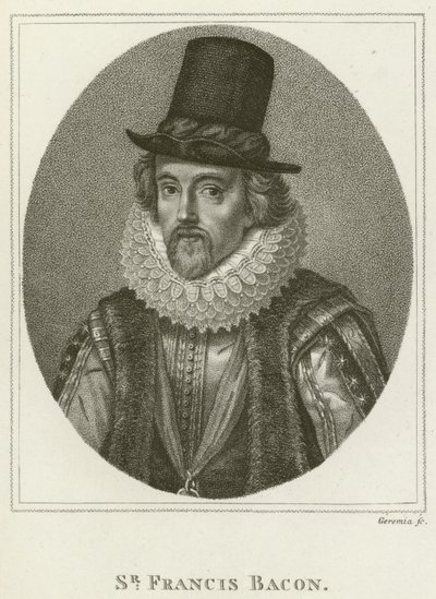 Sir Francis Bacon (grabado) de English School