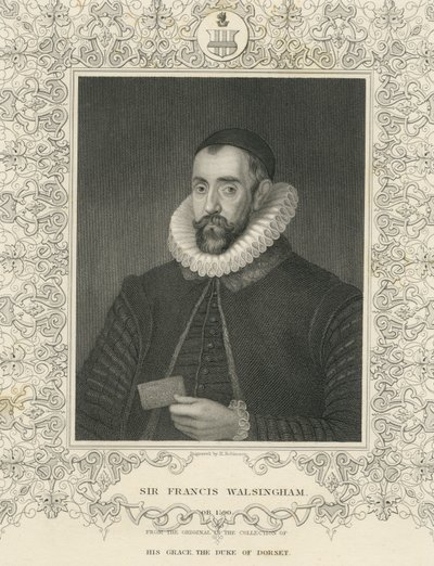 Sir Francis Walsingham (grabado) de English School