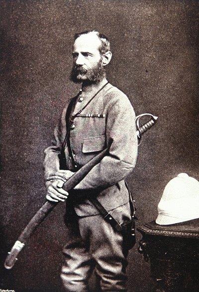 Sir Frederick S. Roberts, comandante en la Segunda Guerra Afgana de English School