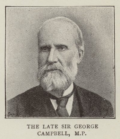 Sir George Campbell (grabado) de English School