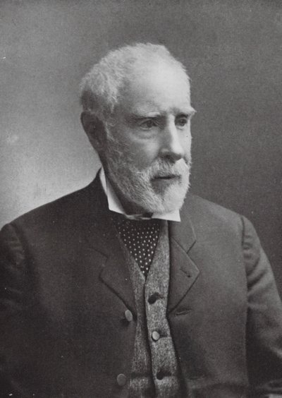 Sir George Grey (foto en blanco y negro) de English School