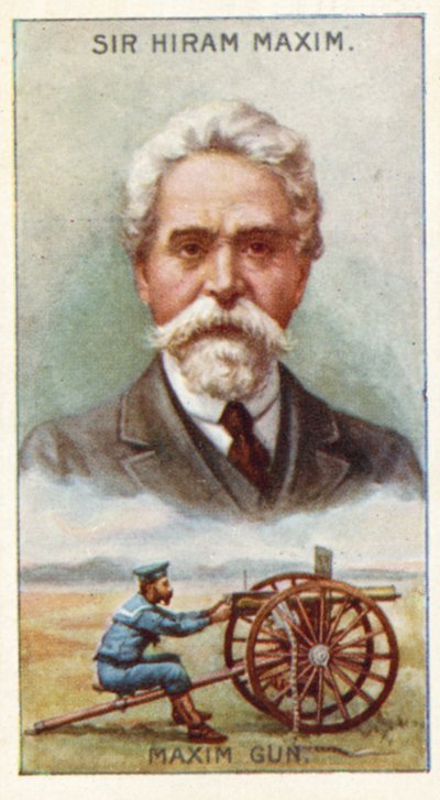 Sir Hiram Maxim, Ametralladora Maxim de English School