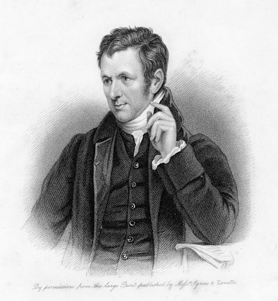 Sir Humphrey Davy, grabado por Samuel Freeman de English School