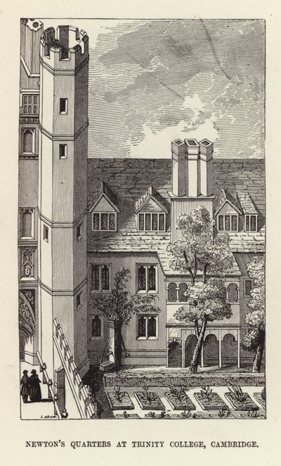 Habitaciones de Sir Isaac Newton en el Trinity College, Cambridge de English School