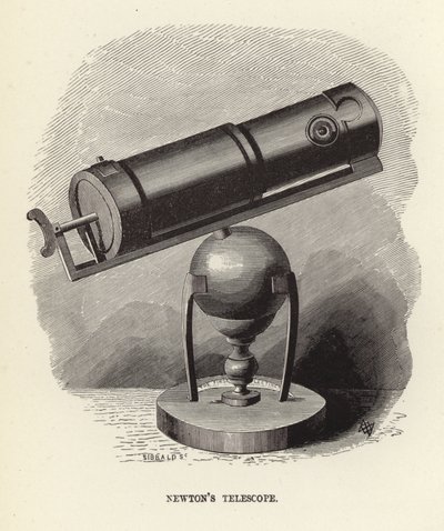 Telescopio de Sir Isaac Newton de English School