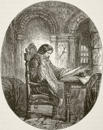 Sir John Eliot en prisión, de 
