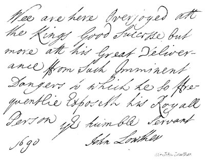Sir John Lowther de English School