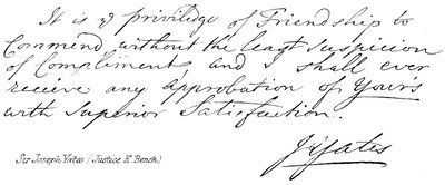 Sir Joseph Yates (Juez del Tribunal Supremo) de English School