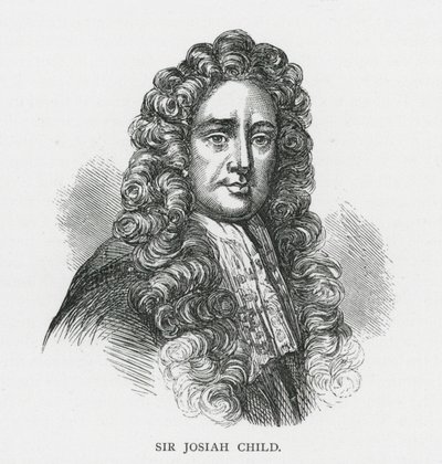 Sir Josiah Child (grabado) de English School
