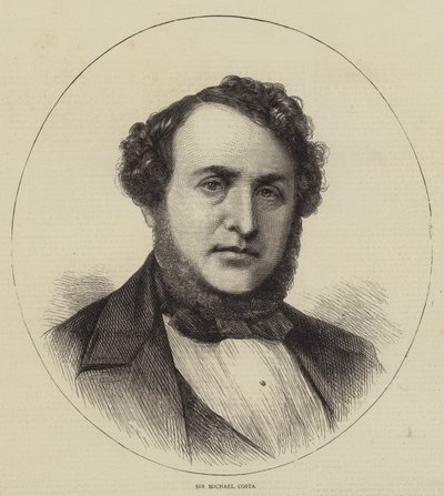 Sir Michael Costa (grabado) de English School