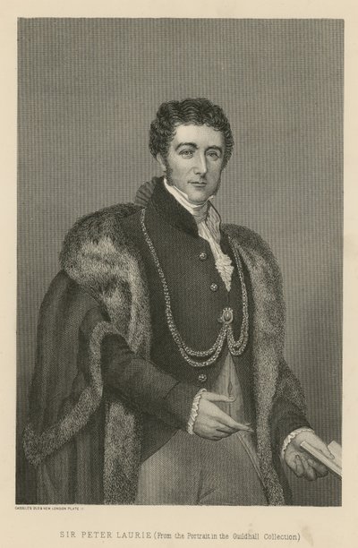 Sir Peter Laurie, Alcalde de Londres de English School