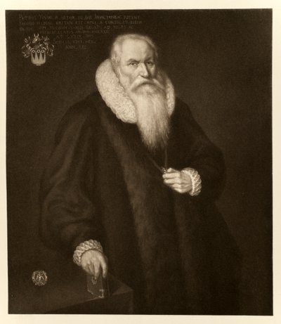 Sir Peter Young, de James I y VI, impreso por Manzi Joyant & Co. París, 1904 de English School