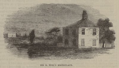 Lugar de nacimiento de Sir R Peel de English School