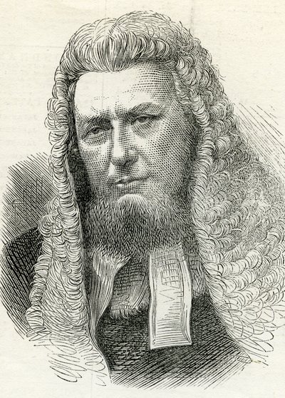 Sir Richard Paul Amphlett (1809-83) de The Illustrated London News 7 de febrero de 1874 de English School