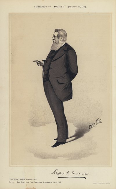 Sir Stafford Northcote, MP de English School