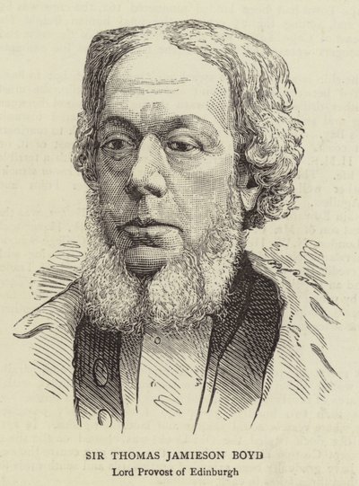 Sir Thomas Jamieson Boyd (grabado) de English School