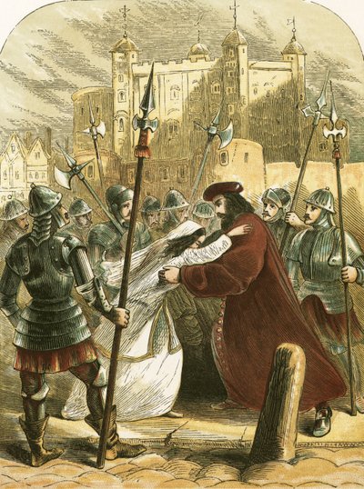 Sir Thomas More, camino a su ejecución de English School