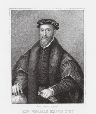 Sir Thomas Smith KNT (grabado) de English School