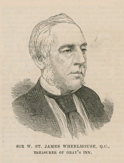 Sir W St James Wheelhouse, tesorero de Gray