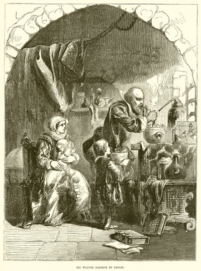 Sir Walter Raleigh en prisión de English School