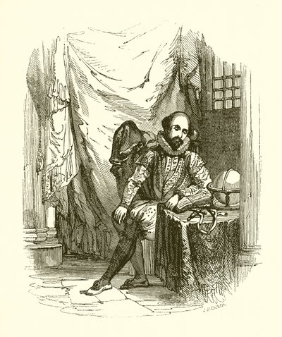 Sir Walter Raleigh en la Torre de English School