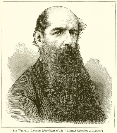 Sir Wilfrid Lawson (Presidente de la Alianza del Reino Unido) de English School
