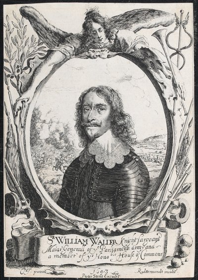 Sir William Waller, Caballero Sargento Mayor General del ejército del Parlamento y miembro de la Honorable Cámara de los Comunes de English School