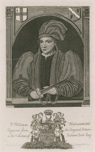 Sir William Walworth, Alcalde de Londres, 1370 de English School