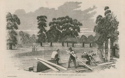 Sitio del edificio para la Gran Exposición de 1851 de English School