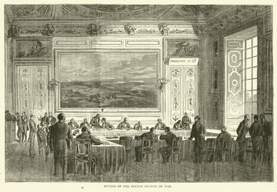Sesión del Consejo de Guerra francés, enero 1871 de English School