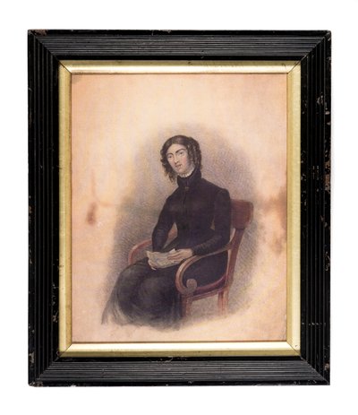 Boceto de Anne Lister de Shibden Hall de English School