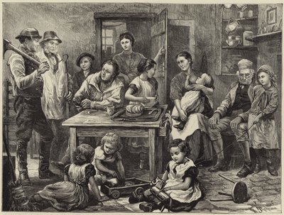 Bocetos de la vida en los distritos agrícolas de English School