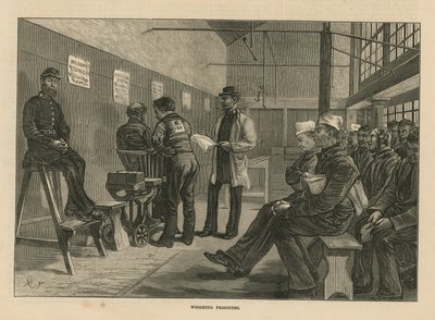 Bocetos en la Casa de Corrección de Clerkenwell de English School