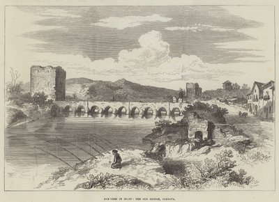Bocetos en España, el Puente Viejo, Córdoba de English School