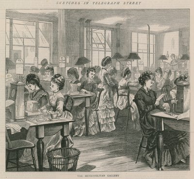 Bocetos en la calle del telégrafo - la Galería Metropolitana de English School