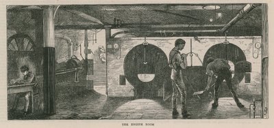 Bocetos en la calle del telégrafo - la sala de máquinas de English School